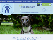 Tablet Screenshot of indiancreekvet.com